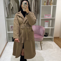 MANTEAU  MARRON