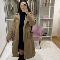 MANTEAU  MARRON